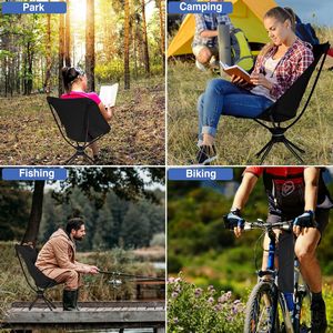 Foldable and Swivel Outdoor Moon Chair