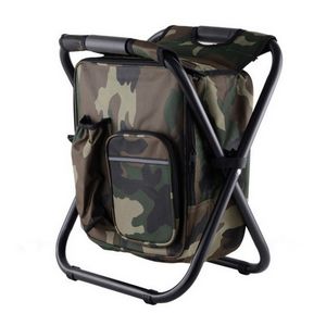 Folding Camping Chair with Integrated Cooler Bag