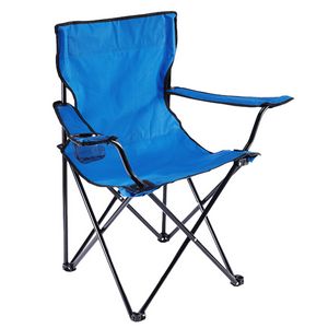Folding Chair Camping Portable Backrest Armrests