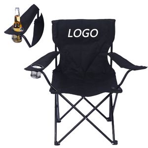 Folding Chair Camping Portable Backrest Armrests