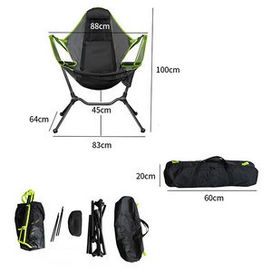 Folding Hammock Camping Chair Swing Rocking Beach Chair