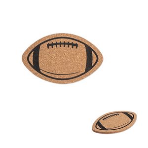Football Cork Coaster