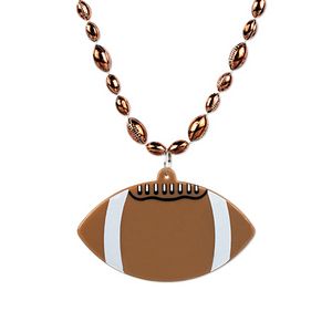Football Medallion w/Football Beads