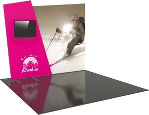 Formulate Designer Series 10ft Fabric Backwall Kit 07