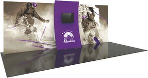 Formulate Designer Series 20ft Fabric Backwall Kit 05