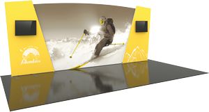Formulate Designer Series 20ft Fabric Backwall Kit 06