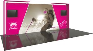 Formulate Designer Series 20ft Fabric Backwall Kit 07