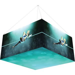 FormulateÂ® Backlit Square Hanging Structure 0804