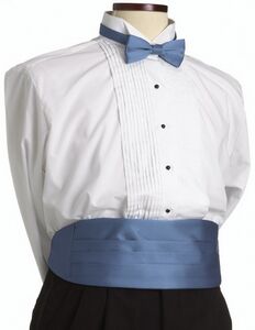 French Blue Cummerbund