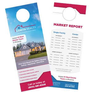 Full Color 2-sided Door Hanger (4.25" x 11")