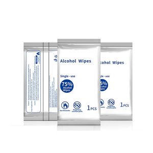 Full Color Custom Individual Pack Alcohol Sanitizer Wipes
