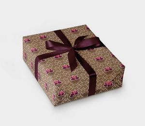 Full Color Custom Natural Wrapping Paper 25' Roll