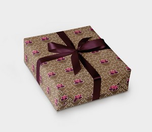 Full Color Custom Natural Wrapping Paper 50' Roll
