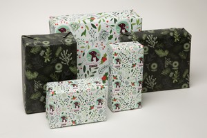 Full Color Custom White Wrapping Paper 50' Roll