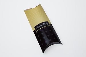 Full Color Pillow Box (12"L x 5.25W" x 2.5"H)