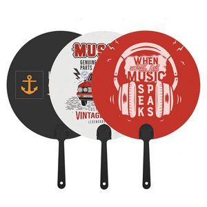 Full Color Plastic Hand Fan