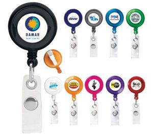 Full Color Retractable Id Badge Holder