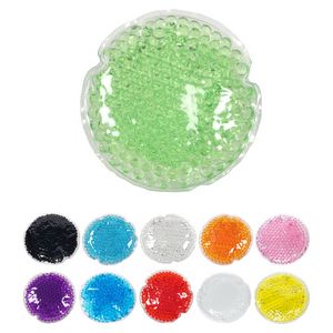 Full-Color Round Aqua Pearlsâ„¢ Hot/Cold Pack
