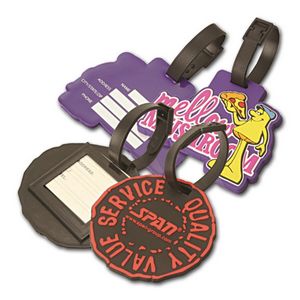 Full Custom Pvc Luggage Tag - 3D