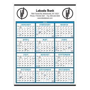 Full Year View Single Sheet Commercial Calendar: 2026