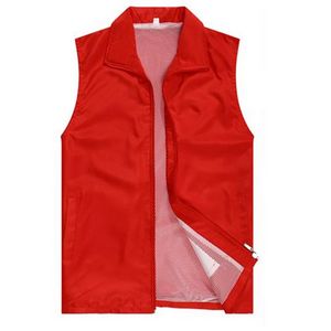 Full-Zip High Visibility Vest for Volunteer and Outdoor Work