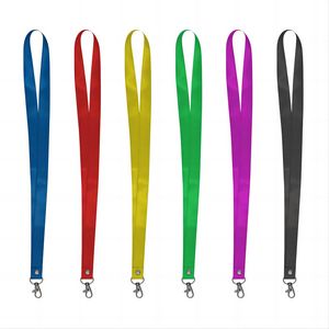 Full color 3/4" Polyester Detachable Buckle Lanyard