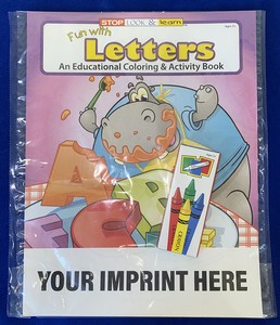 Fun With Letters Coloring Book Fun Pack