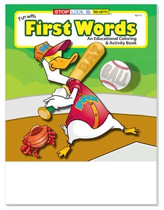 Fun with First Words Coloring Book Fun Pack