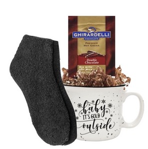 Fuzzy Socks with Camper Mug & Cocoa