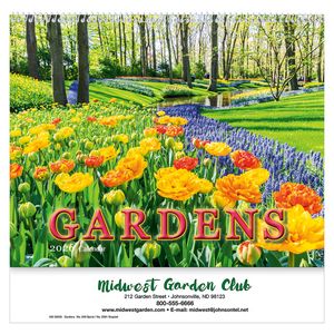 Gardens Wall Calendar: 2026 Spiral Bound