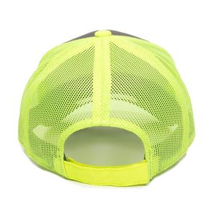 Garment Washed Trucker Hat w/Mesh Back