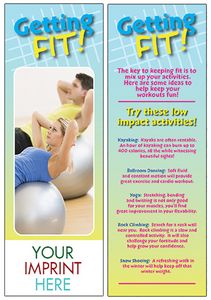 Getting Fit Bookmark