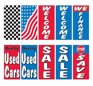 Giant Stock Message Pole Banner Only (Double Sided)