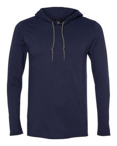 GildanÂ® SoftstyleÂ® Lightweight Long Sleeve Hooded T-Shirt
