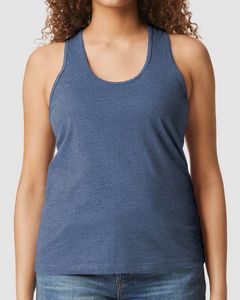 GildanÂ® SoftstyleÂ® Women's CVC Racerback Tank Top