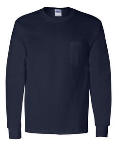 GildanÂ® Ultra CottonÂ® Long Sleeve Pocket T-Shirt