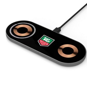 Glass Top Dual Wireless Charging Pad