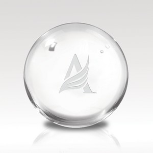 Glistening Crystal Ball Award 4"