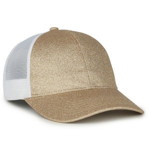 Glitter Mesh Back