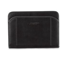 Global Leather Padfolio - Black