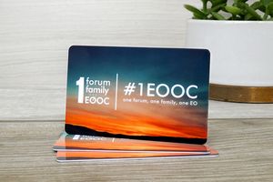 Glossy Plastic Business Cards