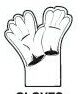 Gloves Magnet - Full Color