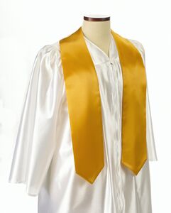 Gold 60" Graduation Stole