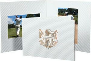 Golf Ball Texture Folder with Double Opening