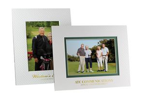 Golf Ball Texture Photo Frame - Single Mat