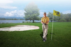 Golf Flag with Tube Single-Sided