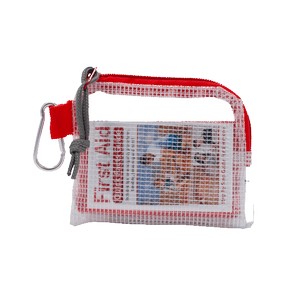 Golf Safety & First Aid Kit in a Zippered Clear Nylon Bag