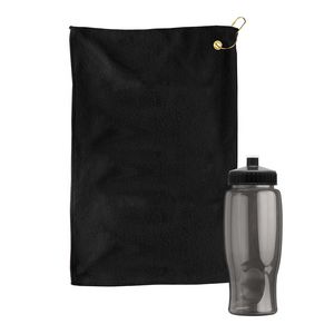 Golf Towel In A Transparent Bottle