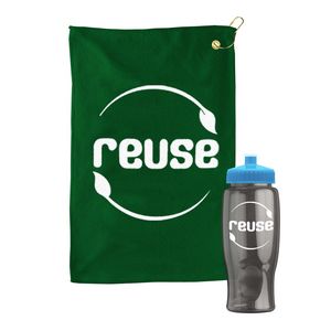 Golf Towel In A Transparent Bottle