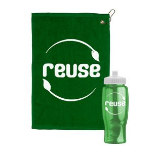 Golf Towel In A Transparent Bottle